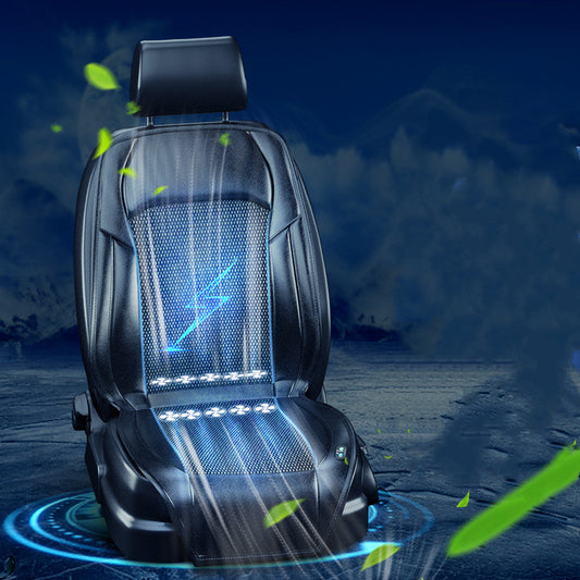 Ventilated Seat Cushion Monolithic Refrigeration In Summer With Fan Breathable Vehicle Seat Cushion