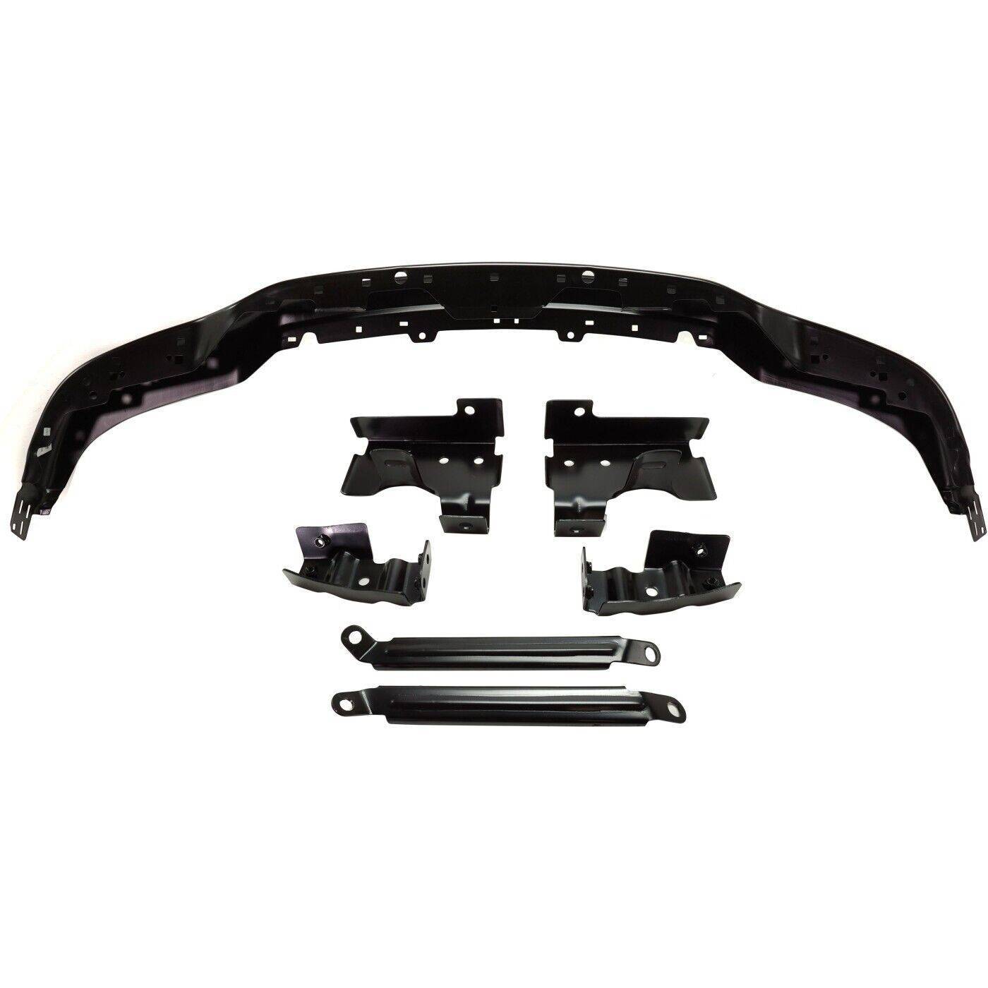 Front Bumper For 2003-2007 GMC Sierra 1500 Painted Black With Bracket GM1002464