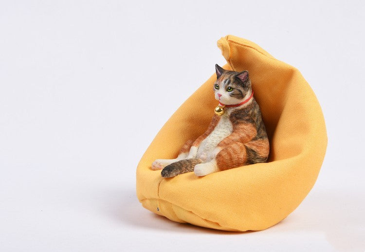 Lazy Cat Car Ornaments Charm Cat Model Small Car Ornaments Decoration