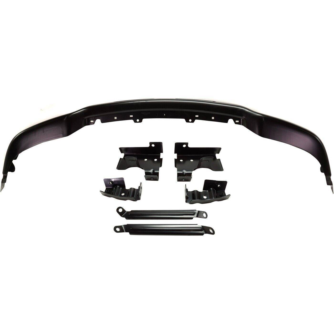 Front Bumper For 2003-2007 GMC Sierra 1500 Painted Black With Bracket GM1002464