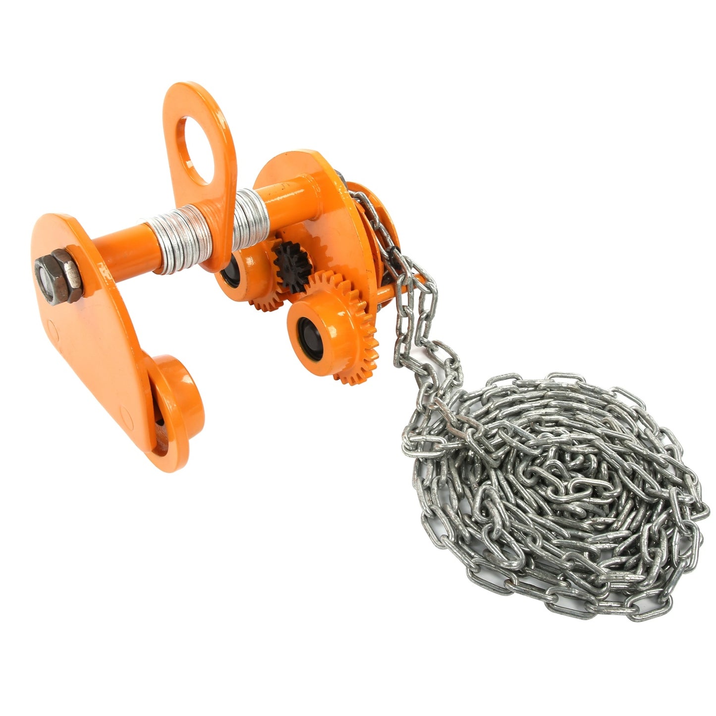 Manual Trolley Heavy Duty Push Beam Roller with 3Meters Chain Mechanical Equipment