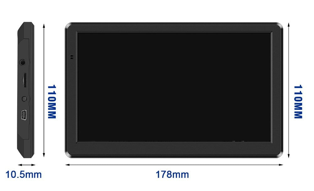 Car GPS Navigation Device Portable 7 Inch HD 8G