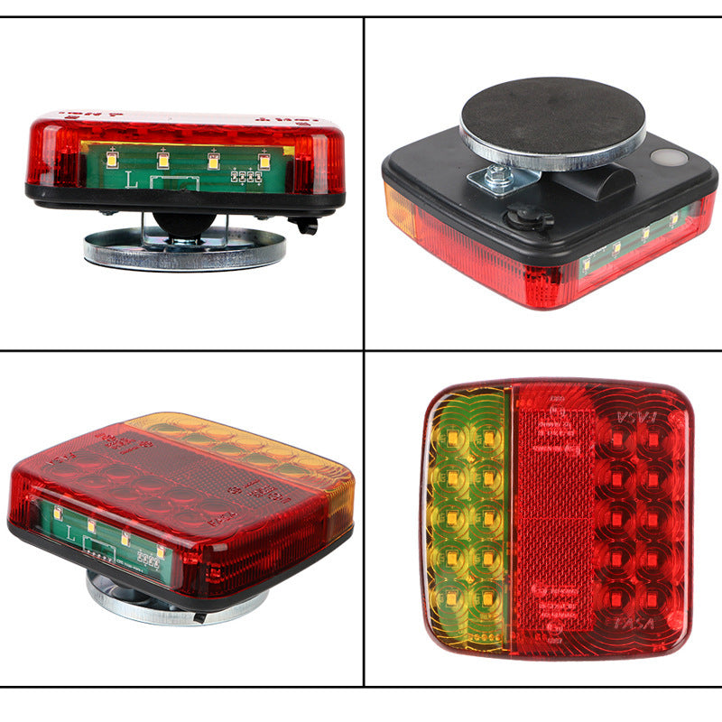 Wireless Electromagnetic Base Travel Trailer LED Taillight
