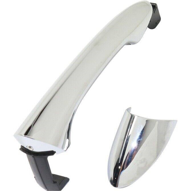 Exterior Door Handle For 2011-2015 Hyundai Sonata Rear LH Or RH Chrome Plastic