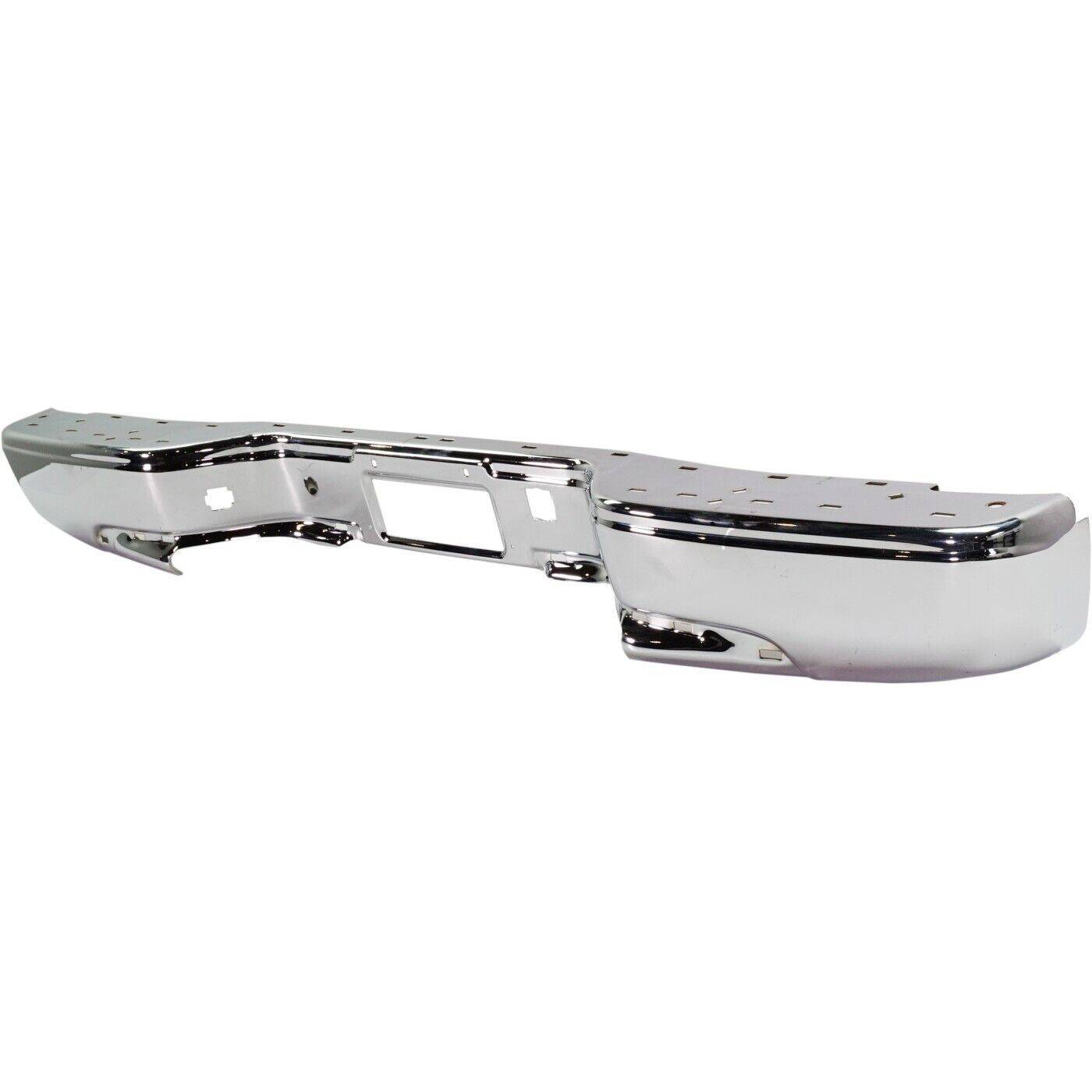 Step Bumper For 1999-2004 Chevrolet Silverado 2500 Rear Chrome