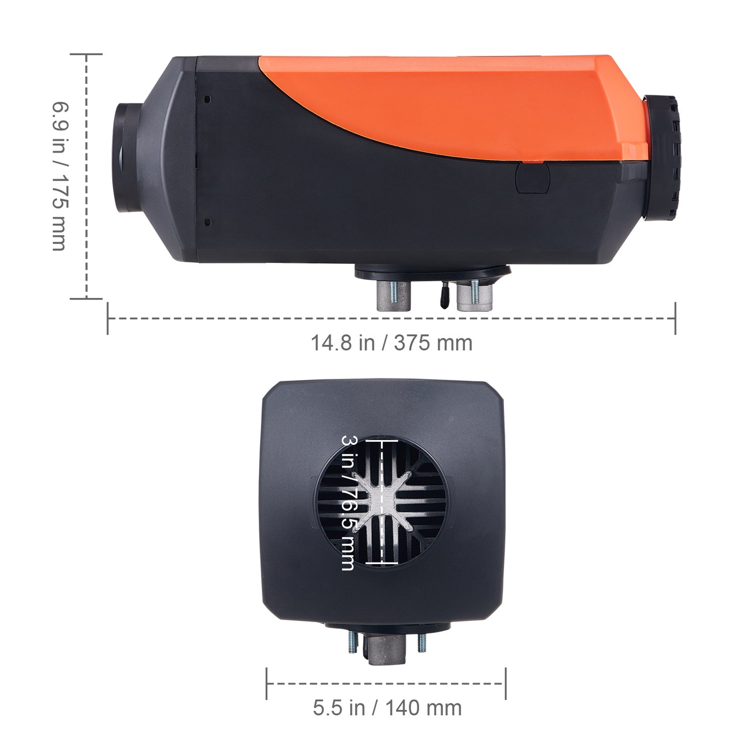 VEVOR Diesel Air Heater, 12V 8KW Diesel Heater With Remote Control And LCD, 10L Fuel Tank Diesel Parking Heater, Rapid Heating And Low Noise For RV Trailer Camper Van Boat And Indoors