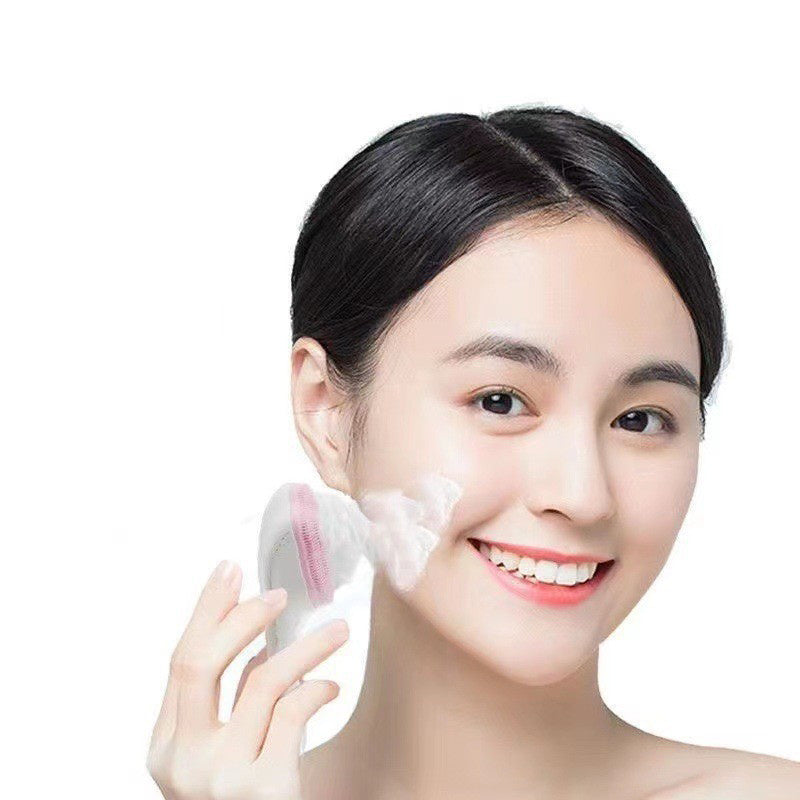 Handheld Silicone Face Scrubber Exfoliator, Face Brushes For Cleansing And Exfoliating, Manual Facial Cleansing Brush, Gentle Soft Face Wash Brush For Sensitive, Delicate, Dry Skin