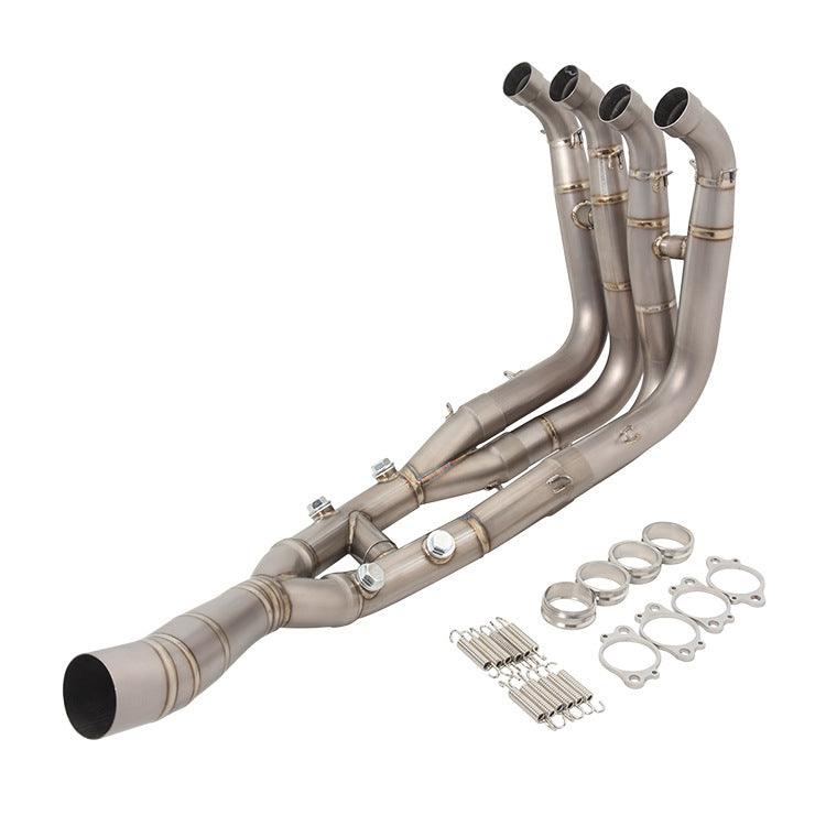 Torche adaptée au tuyau d'échappement modifié avant en alliage de titane S1000RR pour moto et voiture de sport S1000R