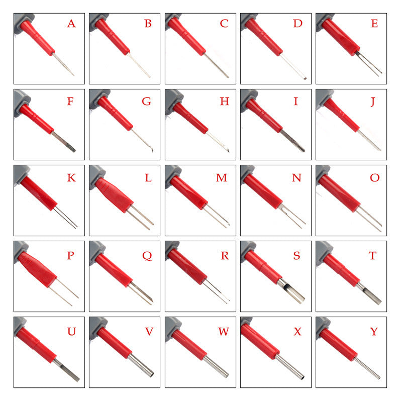 Car Terminal Removal Needle Remover Tool Circuit Pull Out Key Line Disassembly