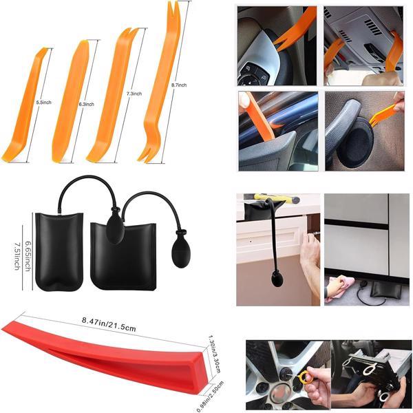 1 Pack 66 Inch Garage Door Puller, Long Reach Tool Outdoor Steel Wheel Puller Fifth Push Puller