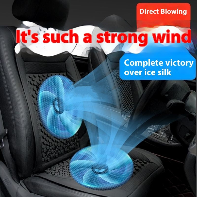 Summer Cold Air Breathable Heat Dissipation Cool Pad Truck Backrest Summer Car Ventilation Cushion