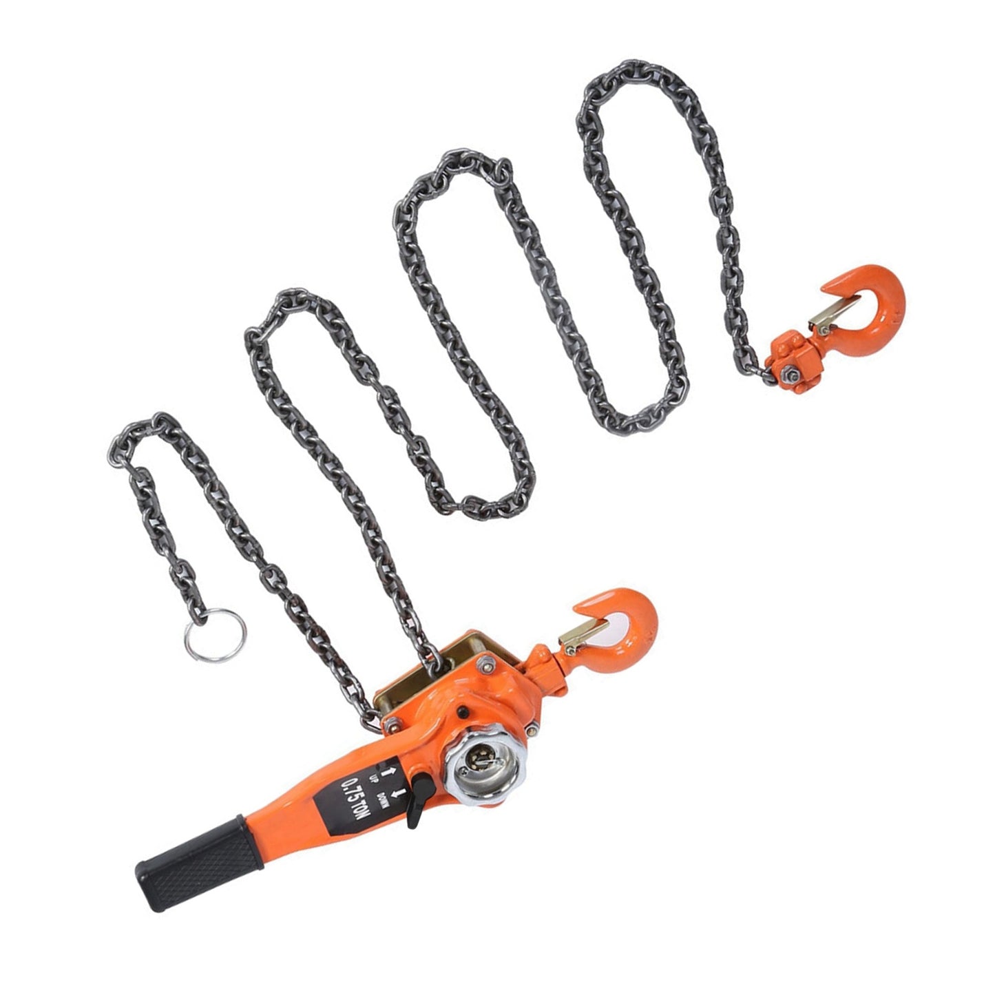 0.75t Orange Color Chain Block Hoist Ratchet Hoist Ratchet Lever Pulley Lifting 3meters