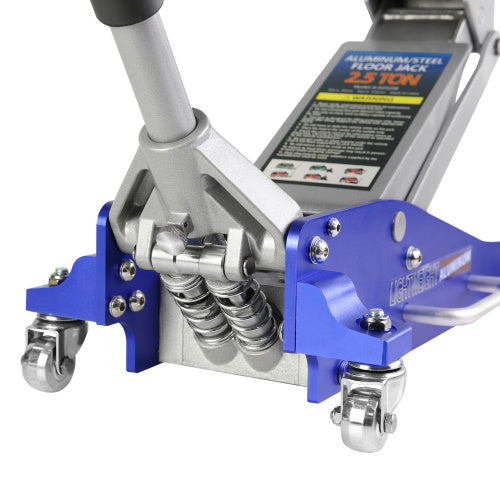 Hydraulic Low Profile Aluminium Steel Racing Floor Jack With Dual Piston Quick Lift Pump With 2.5 Ton Capacity Unavailable Platforms- Welfel , Temu