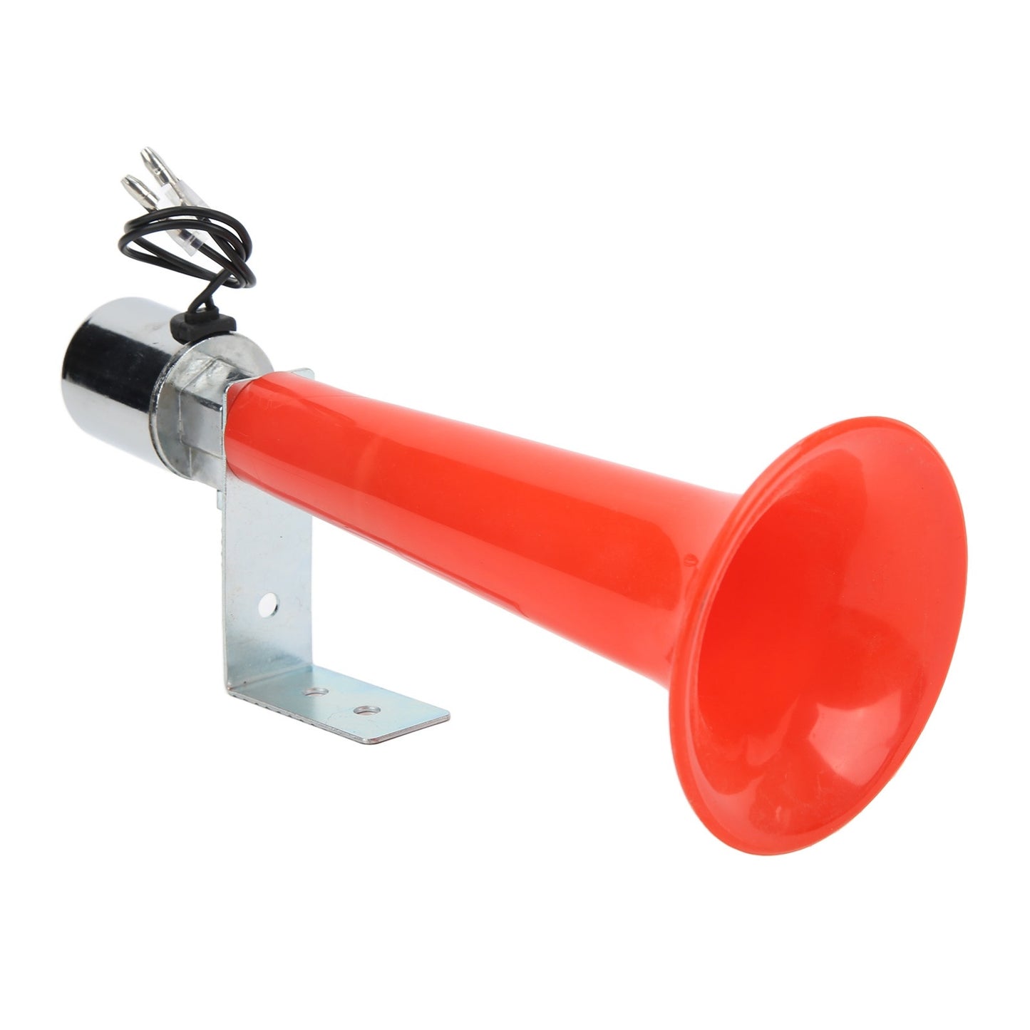 180DB Red Air Horn Universal Purpose 12V/24V Caravan Pressure Whistle Horn for Cars Trucks SUVs Motorcycles