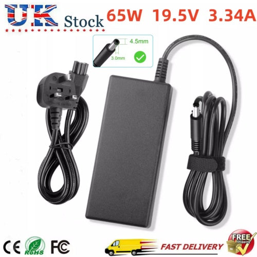 GENUINE LAPTOP CHARGER 19.5V-3.34A, 65W  WITH POWER LEAD 7348 3000 3138 NEW