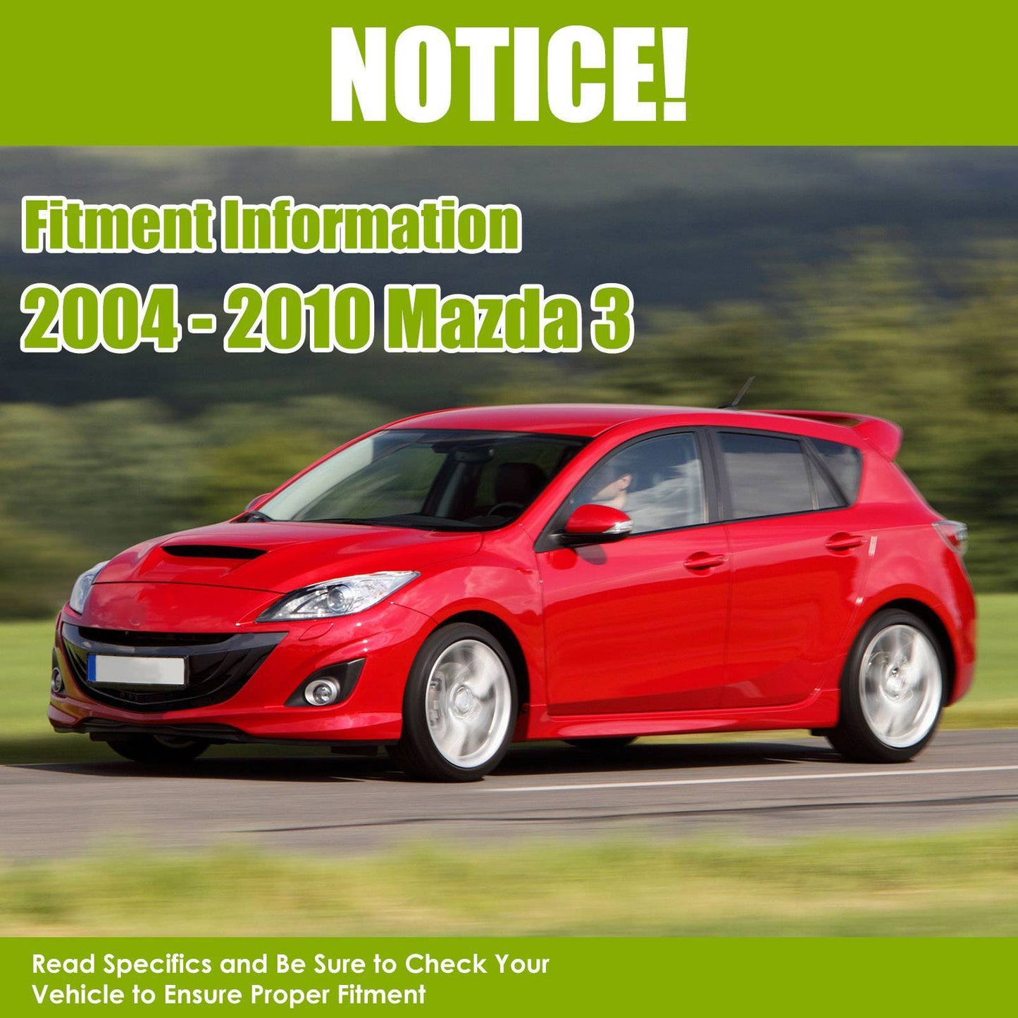 Set Front Complete Struts & Spring For 2004-2013 Mazda 3 2006-2010 MAZDA 5