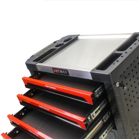 REMOVABLE 4 DRAWERS TOOL CART WITH LOCK