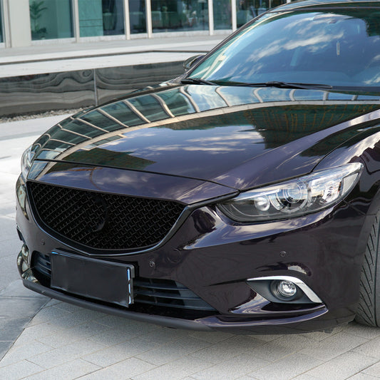 Honeycomb Middle Net Refitted Bright Black Piano Paint Front Grille