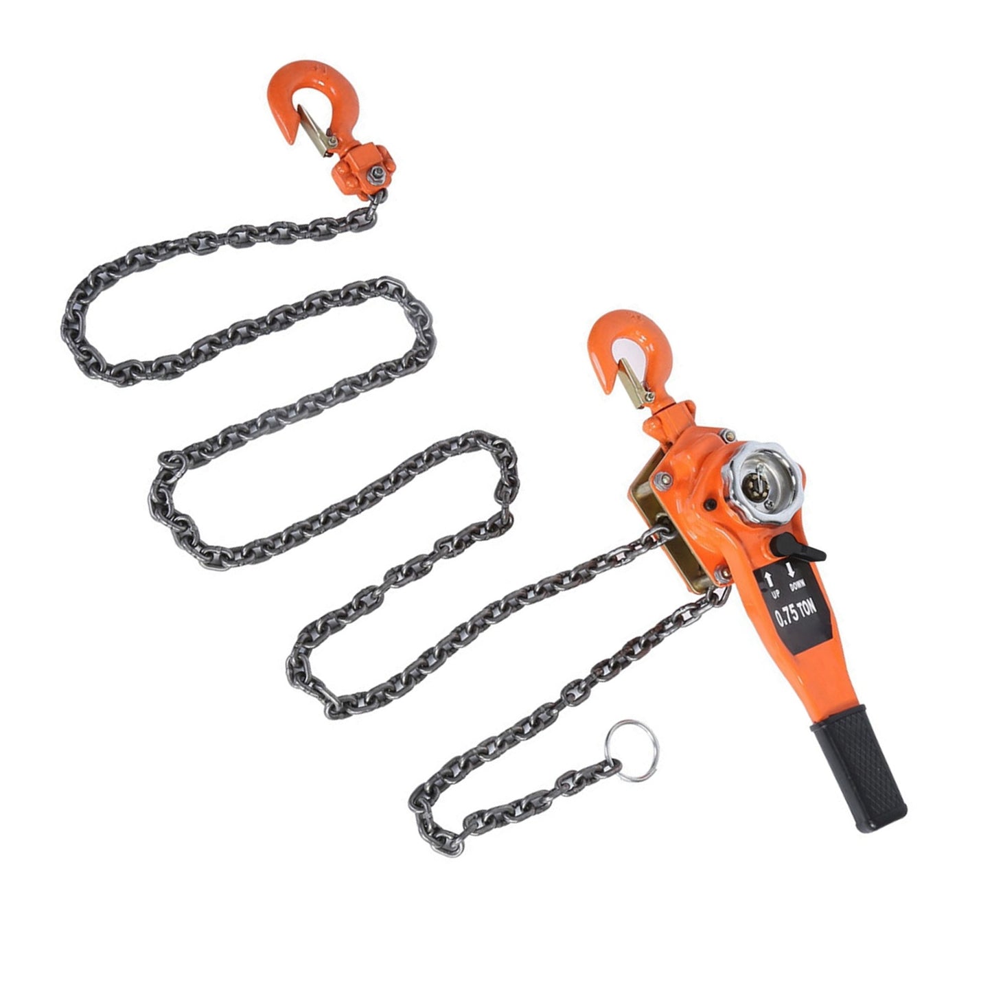 0.75t Orange Color Chain Block Hoist Ratchet Hoist Ratchet Lever Pulley Lifting 3meters
