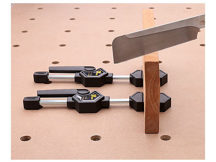 Desktop woodworking quick clip