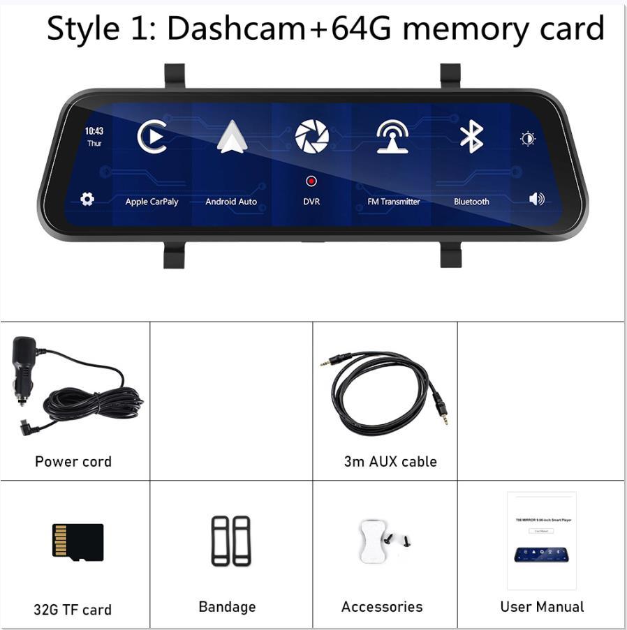 HD Wired 966-inch Driving Recorder