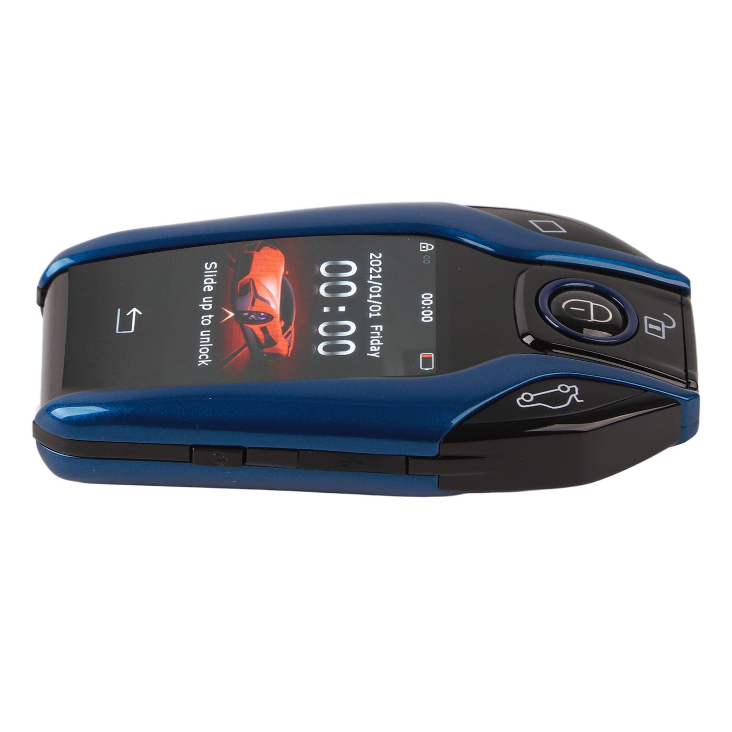 Universal TK800+ LCD Touch Screen Smart Key Remote Keyless Entry for All Start Stop Engine Button Models Blue