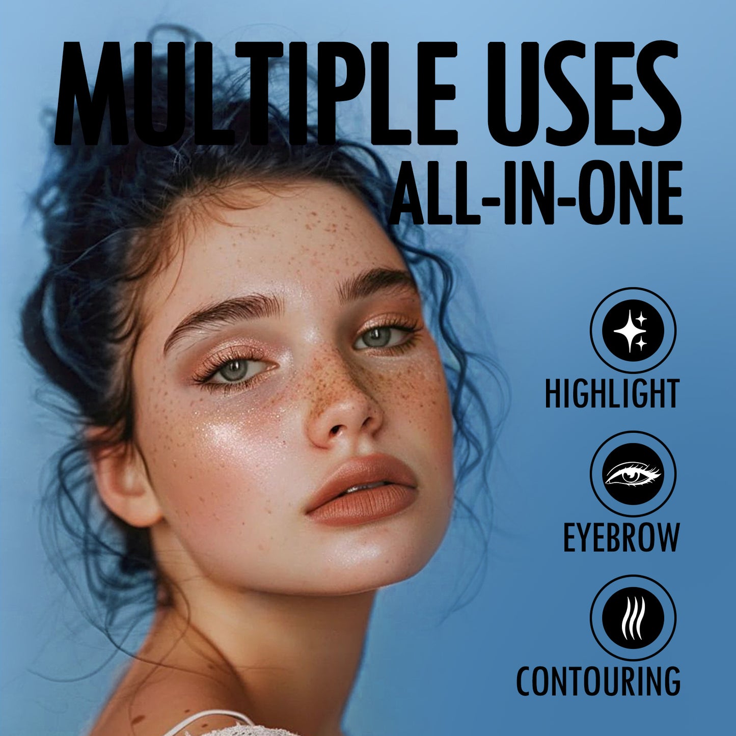 Double-headed Eye Shadow Stick Eye Makeup Pearlescent Waterproof Non-smudge Brightening Highlight Eye Shadow Stick