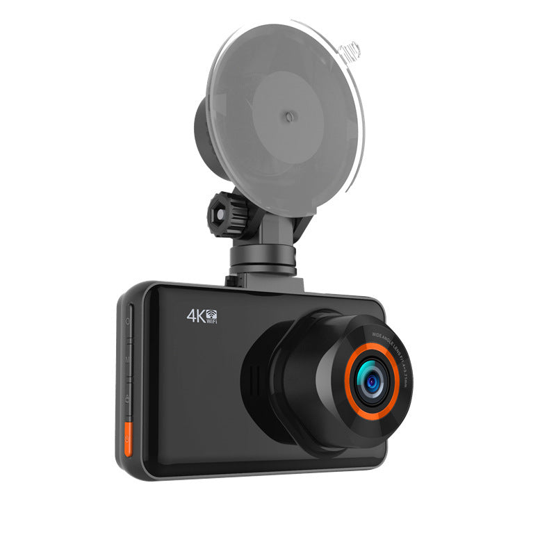 4K Driving Recorder 3-inch Front And Rear Dual Lens Mobile Phone Interconnection Dual Recording