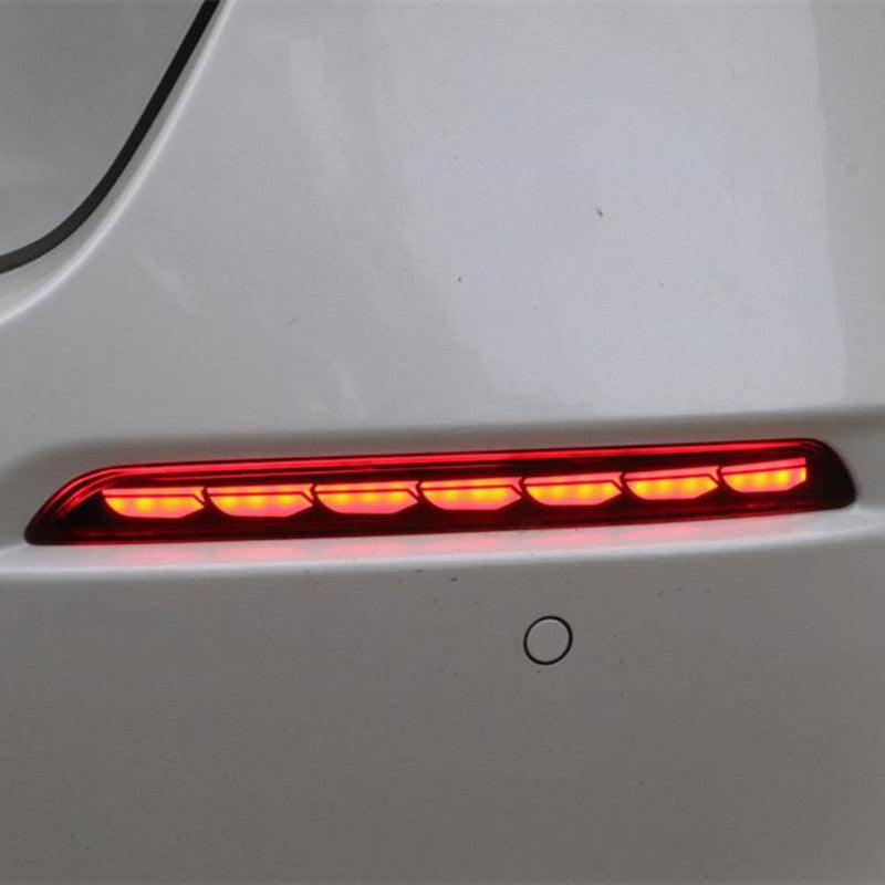 Car Modified Rear Bumper Lights Turn To Streamer Function