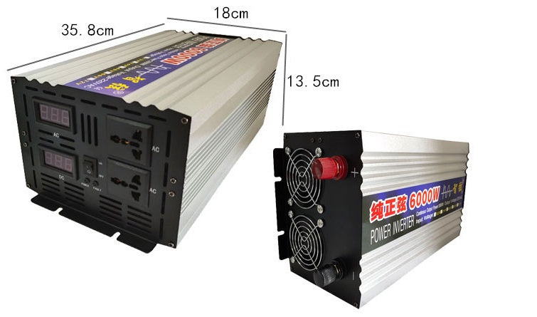 Pure Sine Wave Inverter 12V24V48V To 220V4000W Home Car Solar Inverter