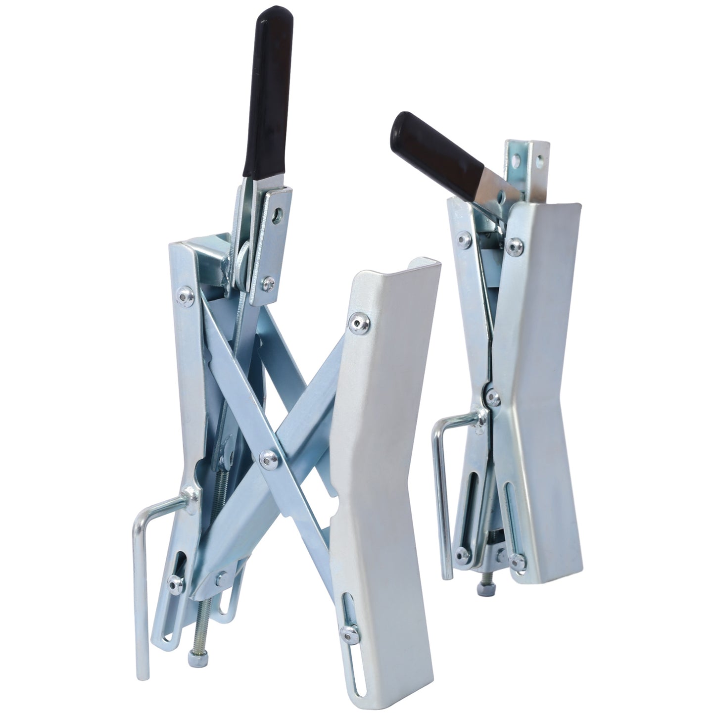 Quick Lock Wheel Chocks, Universal Quick Lock Tire Chocks For Dual Axle Vehicles, Pair Of