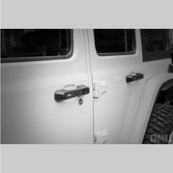 OMU Genesis Series Aluminum Door Handle Cover To 4 2Doors For  Wrangler JL