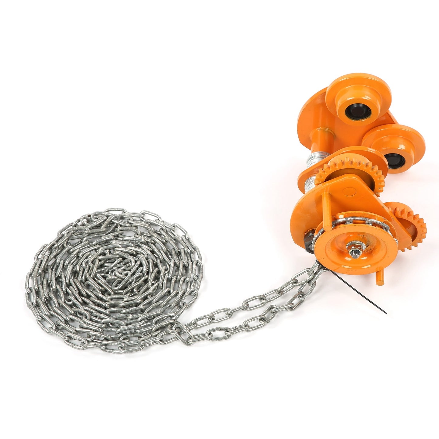 Manual Trolley Heavy Duty Push Beam Roller with 3Meters Chain Mechanical Equipment