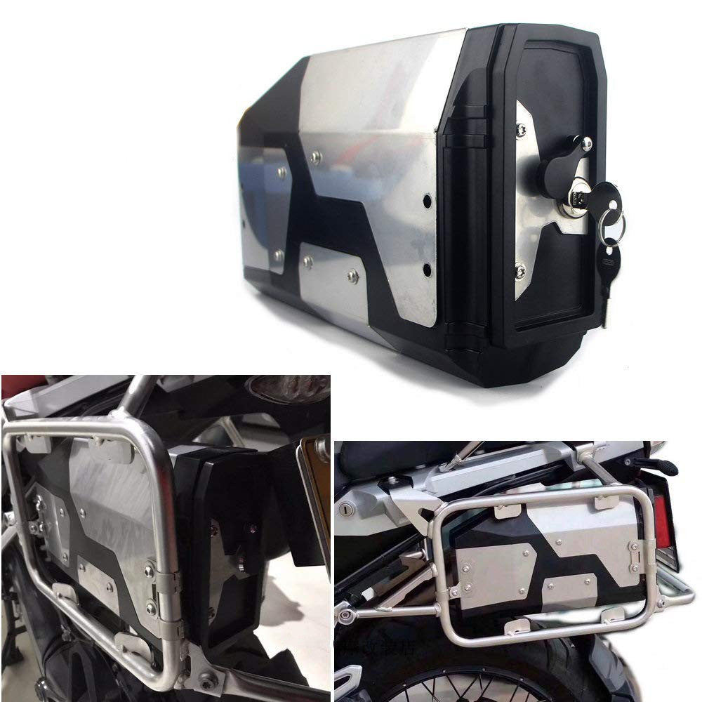 Motorcycle Non-destructive Installation Of Stainless Steel Trunk