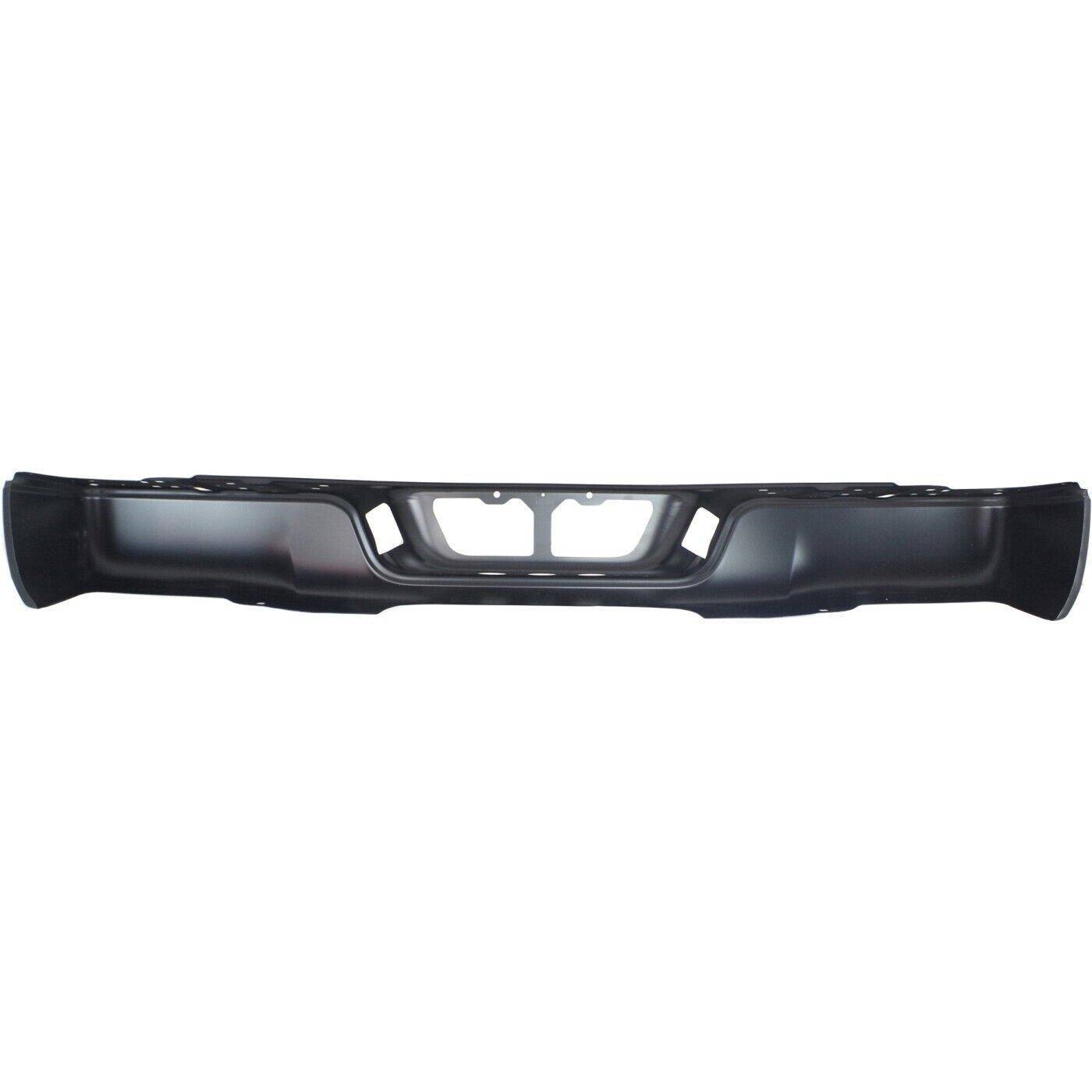 Step Bumper For 2007-13 Tundra Fleetside With Rock Warrior Pkg Black Rear