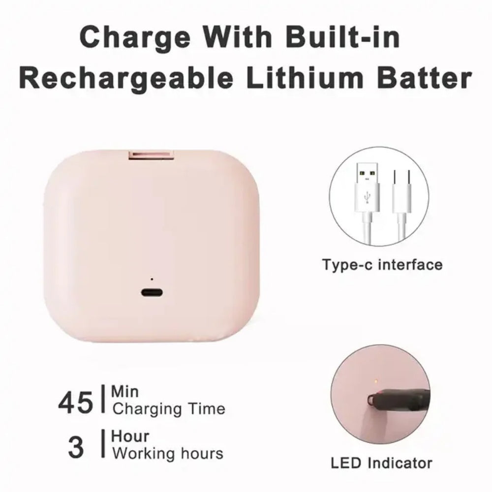 Pocet Makeup Mirror Touch Compact Led 3 Colors Mini Foldable Cosmetic Charge Makeup Mirror With Light Magnifying Small Pocket Travel