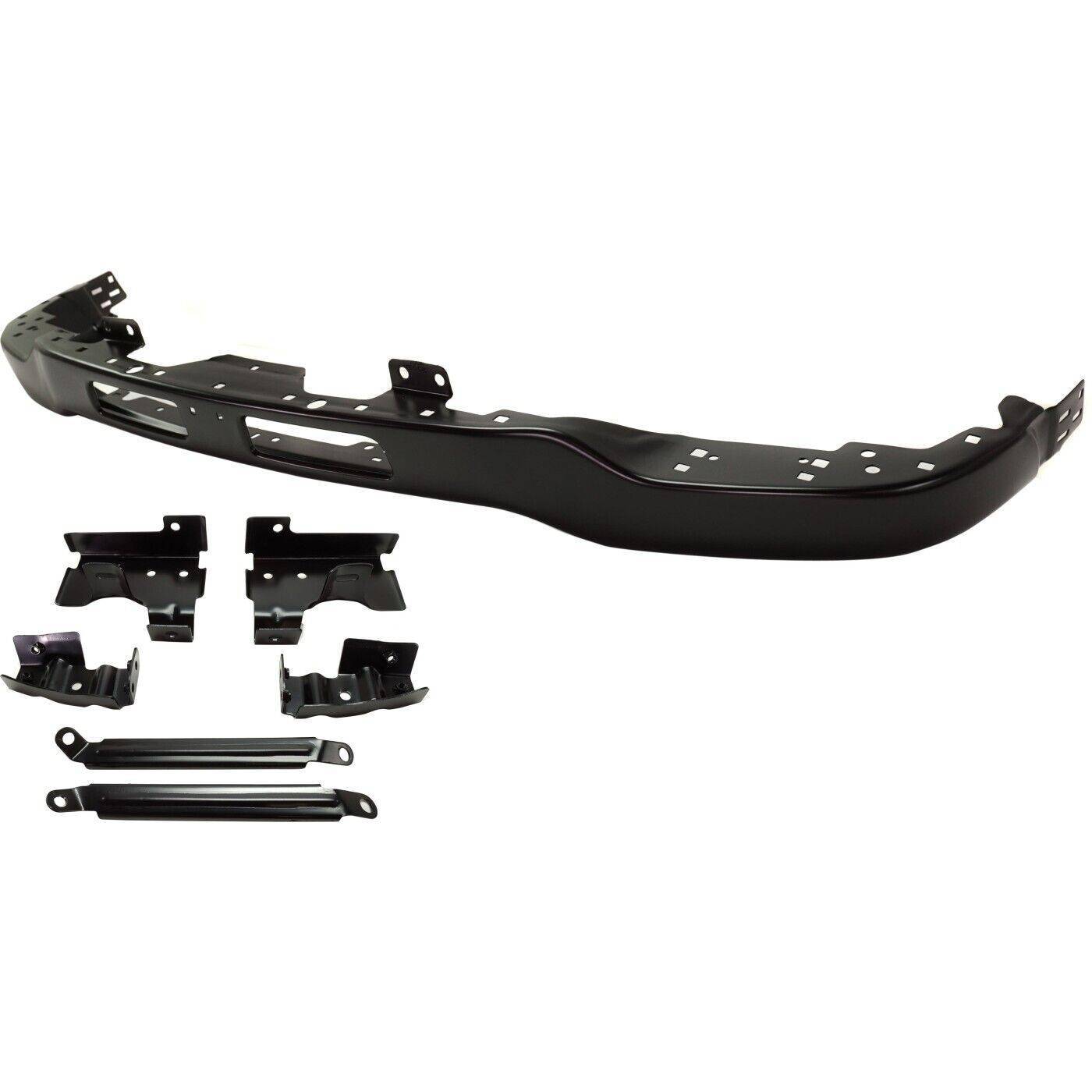 Front Bumper For 2003-2007 GMC Sierra 1500 Painted Black With Bracket GM1002464