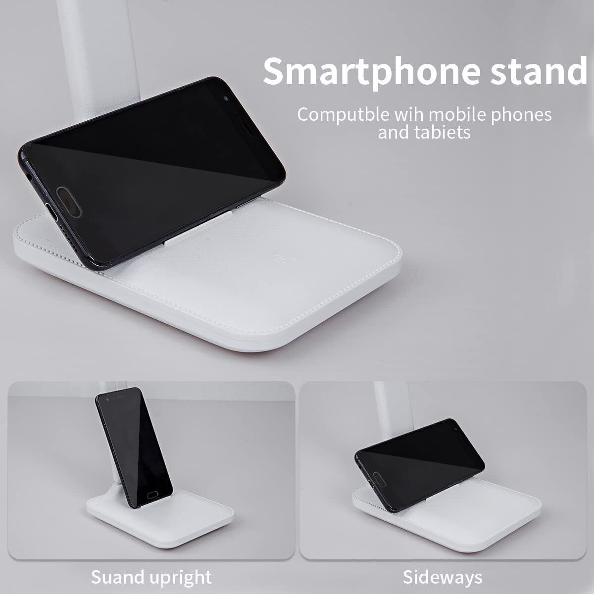 Rechargeable USB Desk Light LED Flexible Touch Bedside Reading Lamp Dimmable UK