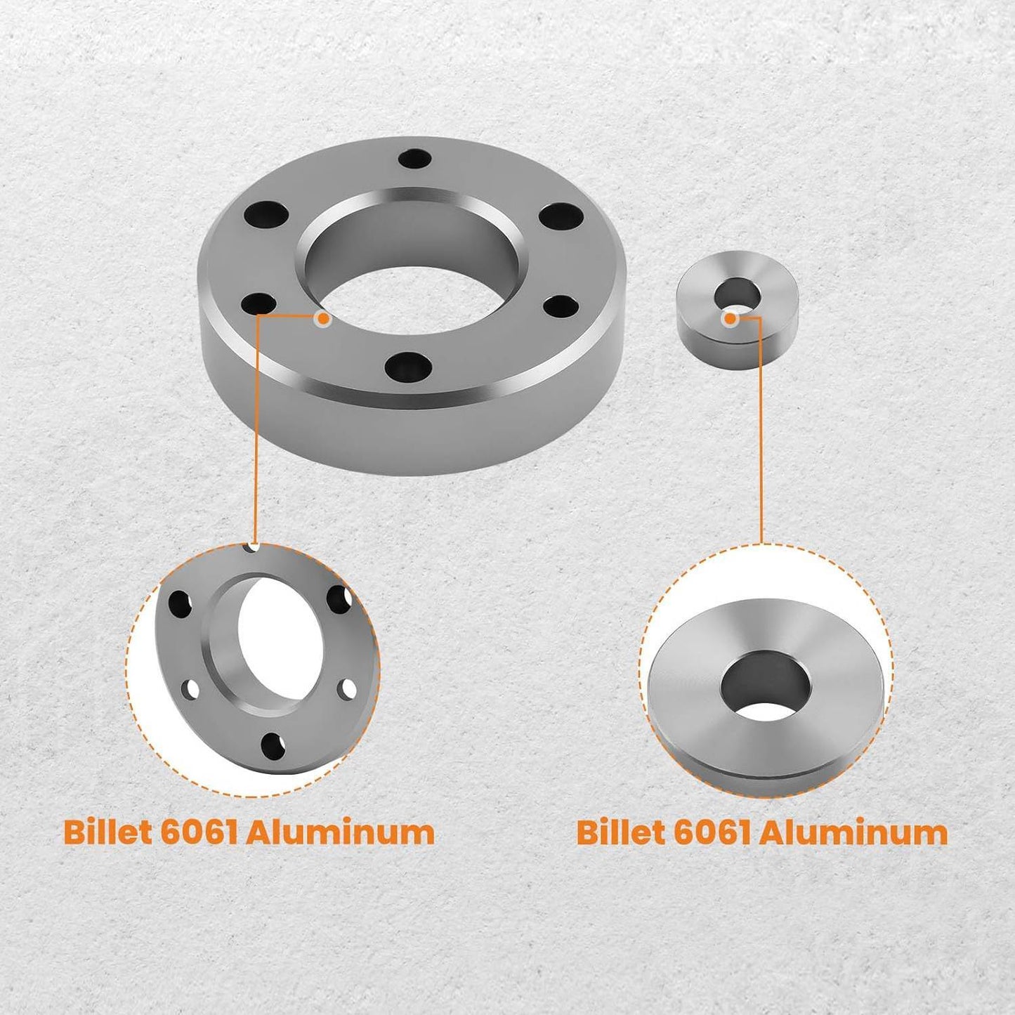 Rear Lift Kit W Diff Drop Spacers For Chevy Silverado GMC Sierra