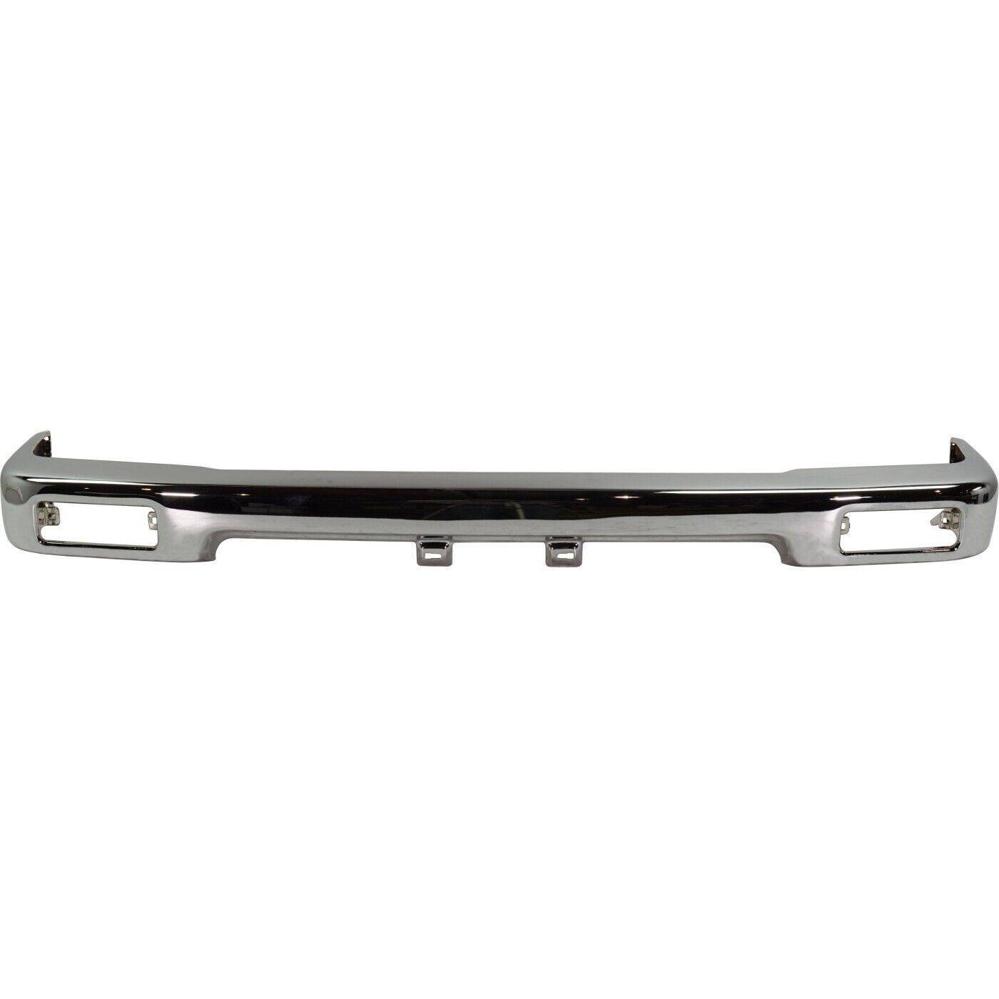 Front Bumper For 1989-1995 Pickup Chrome Steel 2WD