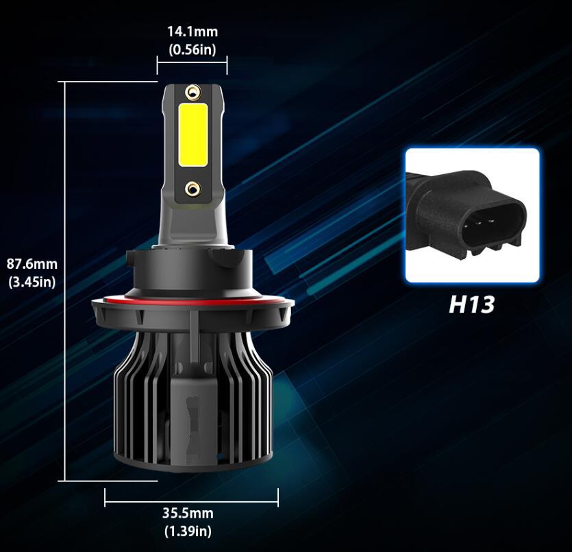 Car LED Headlight Bulbs 6000K Auto Headlamp Kit