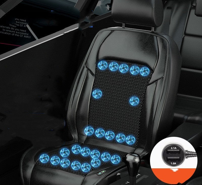 Ventilated Seat Cushion Monolithic Refrigeration In Summer With Fan Breathable Vehicle Seat Cushion