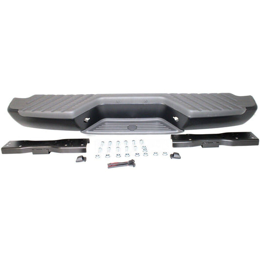 Rear Step Bumper For 2001-2004 Nissan Frontier Face Bar And Pads With Brackets