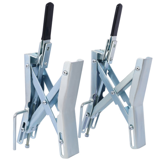 Quick Lock Wheel Chocks, Universal Quick Lock Tire Chocks For Dual Axle Vehicles, Pair Of