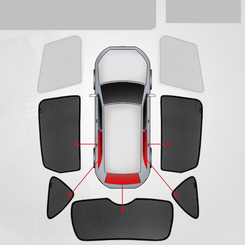 Heat Insulated Front Window And Rear Sunshade