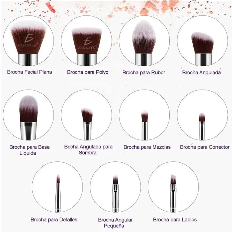Organic And Eco-Friendly Makeup Brushes - High Quality Professional Kit