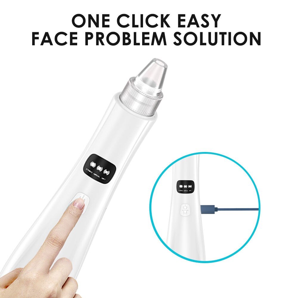 Fast Drop Shipping 3 Suction Mode Face Cleansing Beauty Machine Dead Skin Remover Face Vacuum Blackhead Removal Skin