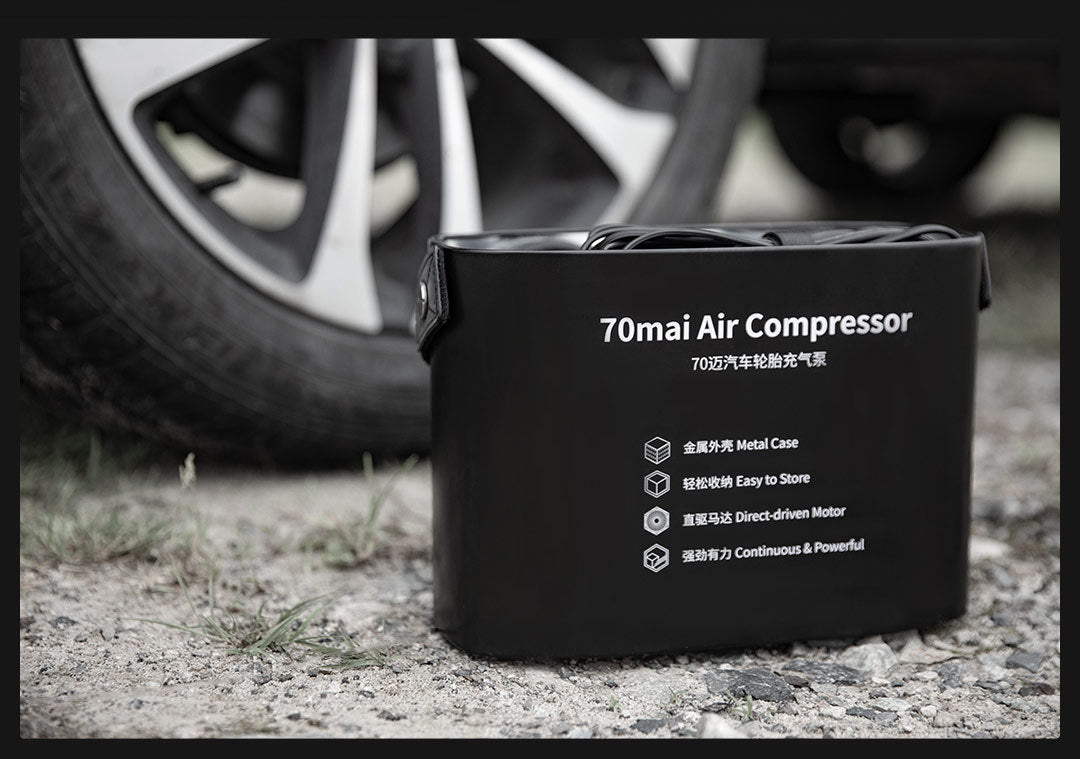 Car air pump, preset tire pressure, digital display portable tire air pump