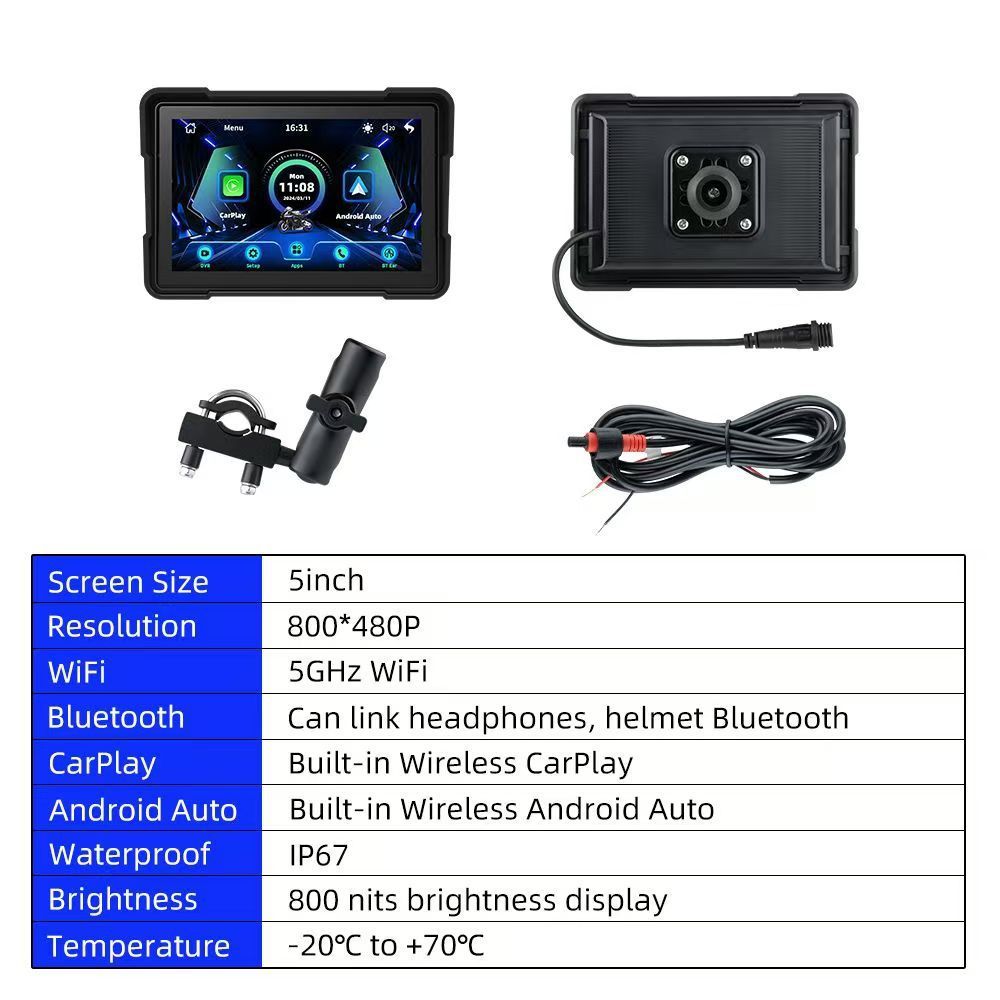 Portable Vehicle Motorcycle Driving Recorder