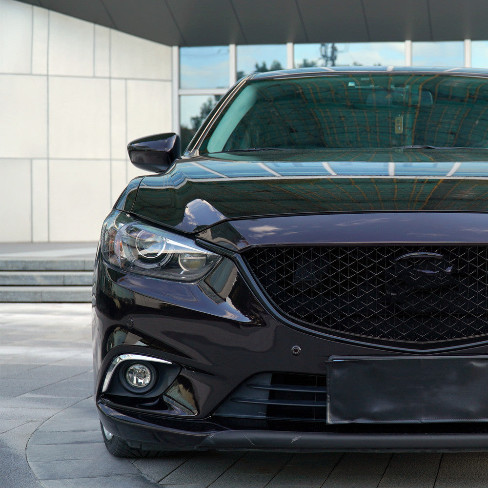 Honeycomb Middle Net Refitted Bright Black Piano Paint Front Grille